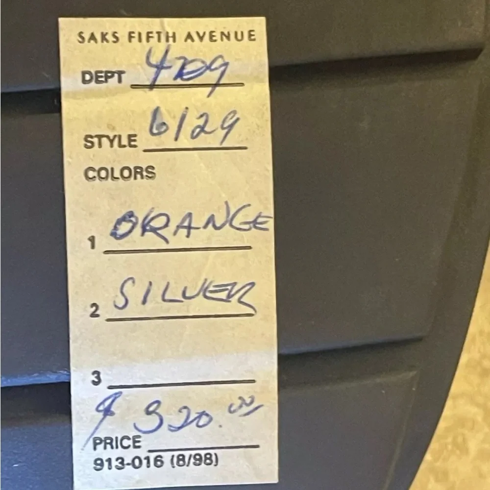 Gucci Women’s Shoes Black Orange Sneakers NWT SAKS FIFTH AVE AUTH 5.5 Leather - Picture 11 of 12